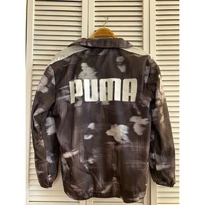 PUMA Black & White Windbreaker